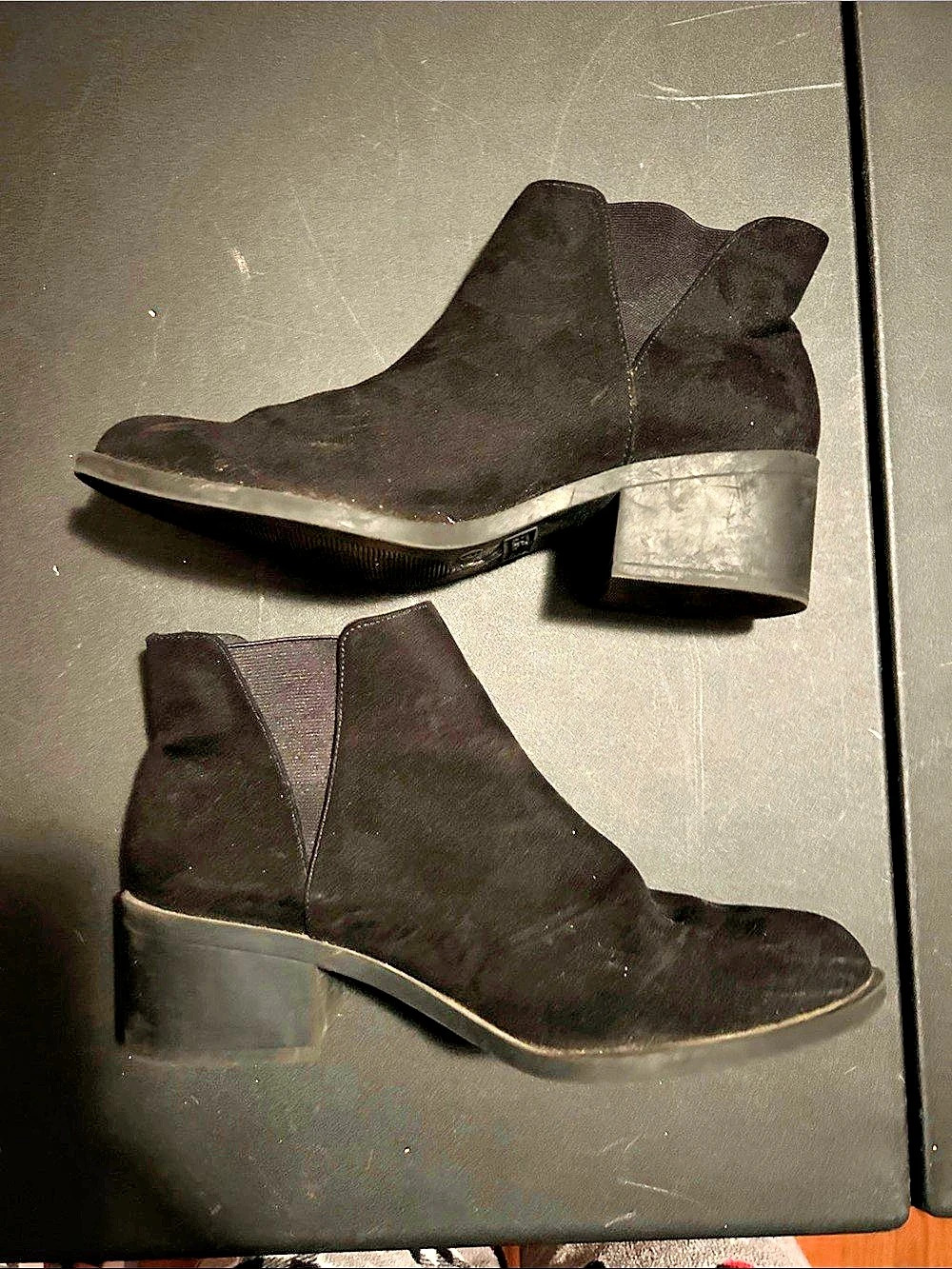 Divided Black Ankle Boots size 8